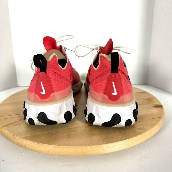 Nike React Element 55 SE Ember Glow Sneakers Shoes CI3831-800 Men SZ 11.5 - Picture 4 of 7